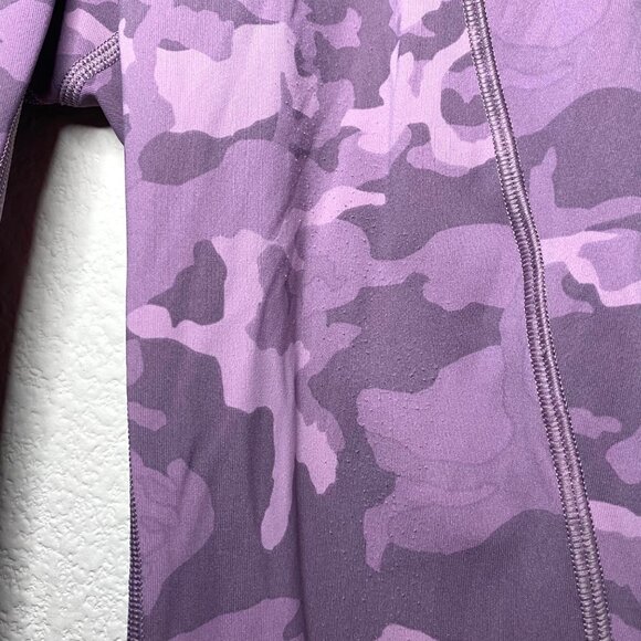 Lululemon Time To Sweat Crop Leggings 23" Icognito Camo Pink Taupe Multi - Picture 8 of 11